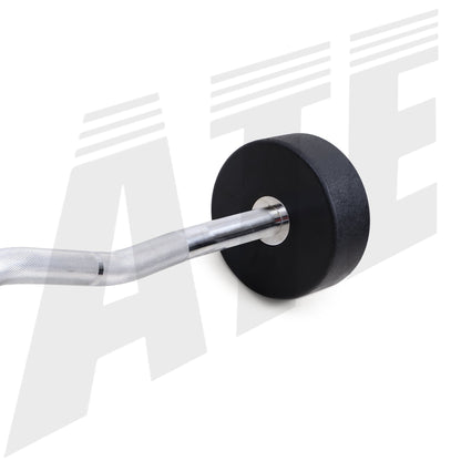 Urethane Fixed Weight Bar - Curl - 100kg Set - ATEONLINESHOP