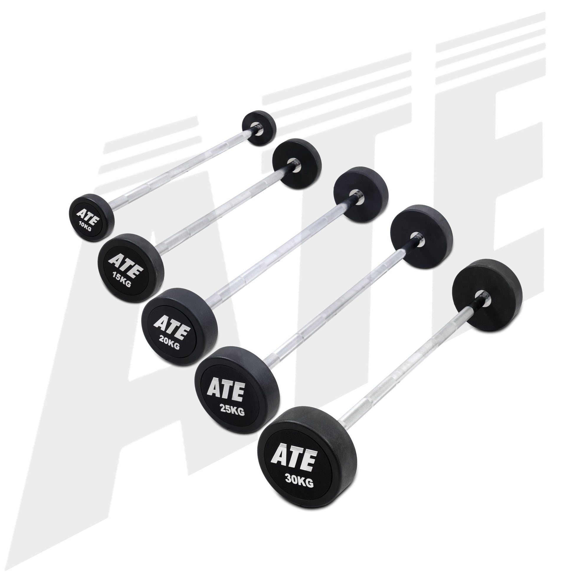 Urethane Fixed Weight Bar - Straight - 100kg Set - ATEONLINESHOP