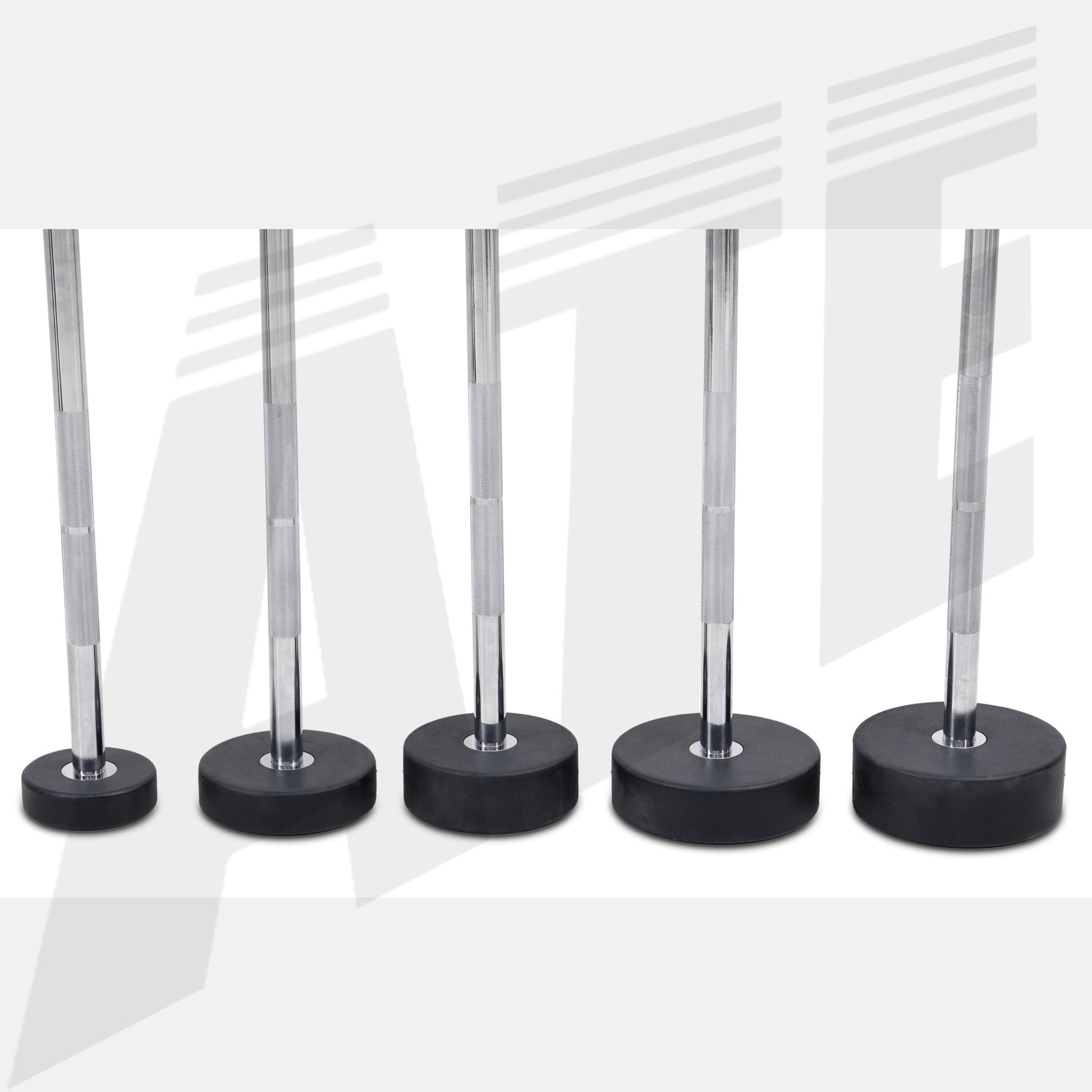 Urethane Fixed Weight Bar - Straight - 100kg Set - ATEONLINESHOP
