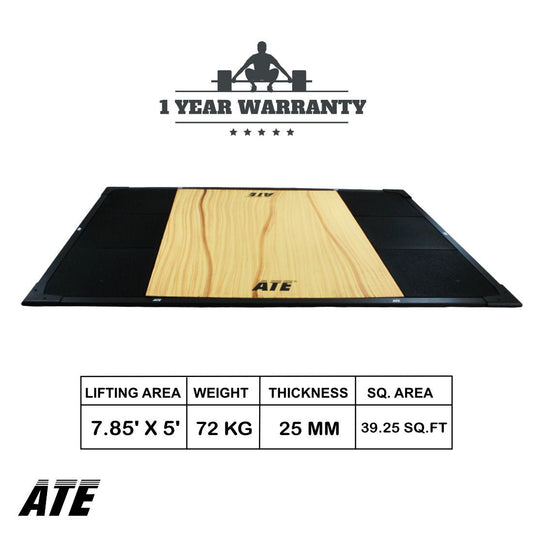 Weightlifting Platform Basic (7.85 ft. x 5 ft. x 25mm) - ATEONLINESHOP