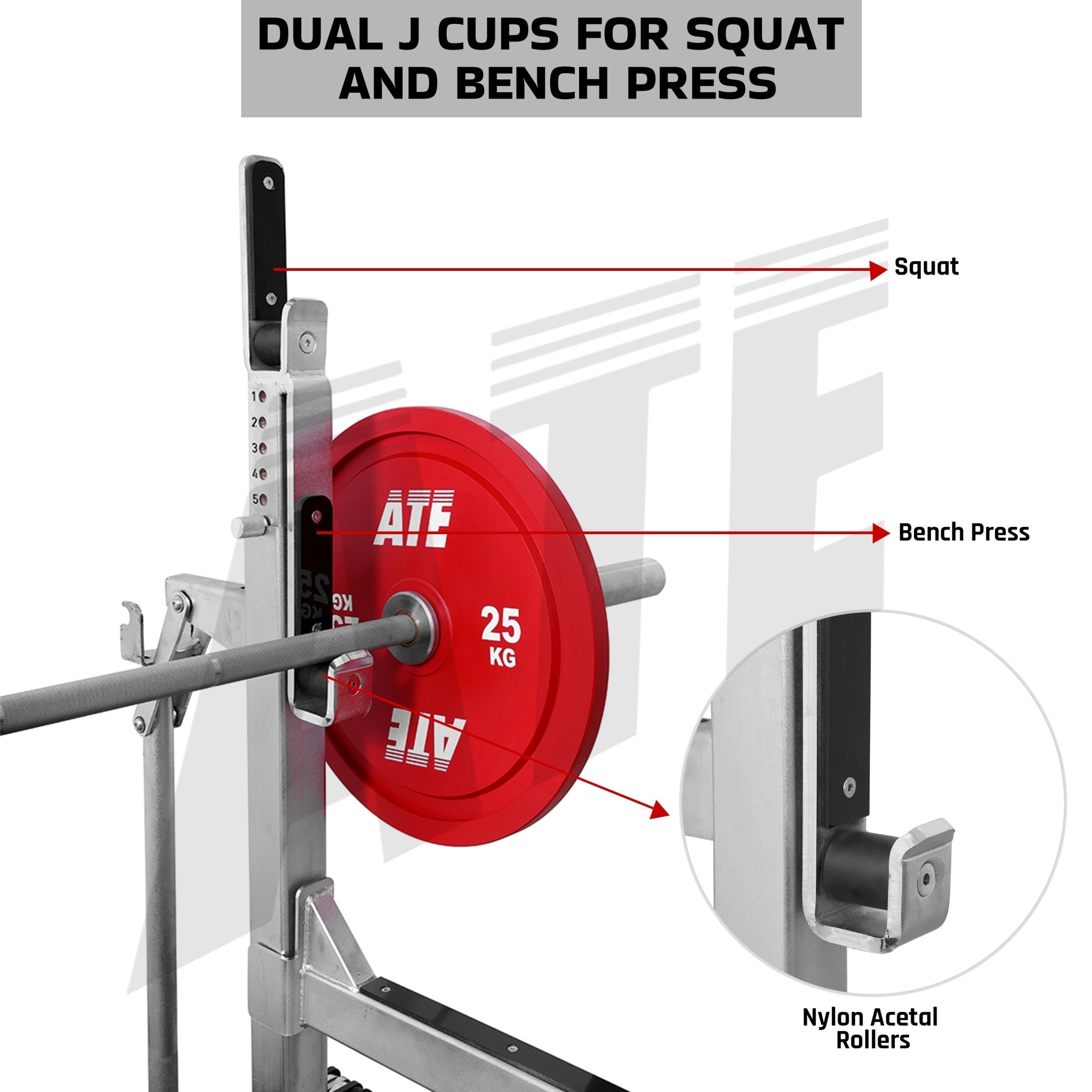 ATE X1 Powerlifting Combo Rack – 3×3