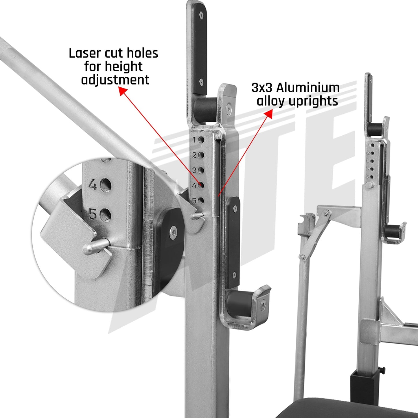 X1 Powerlifting Combo Rack - ATEONLINESHOP
