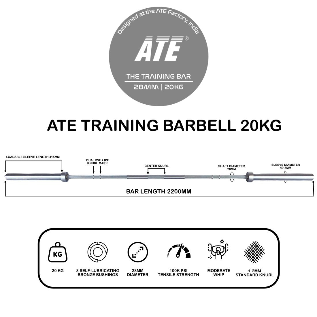 Olympic Barbell Training 20kg