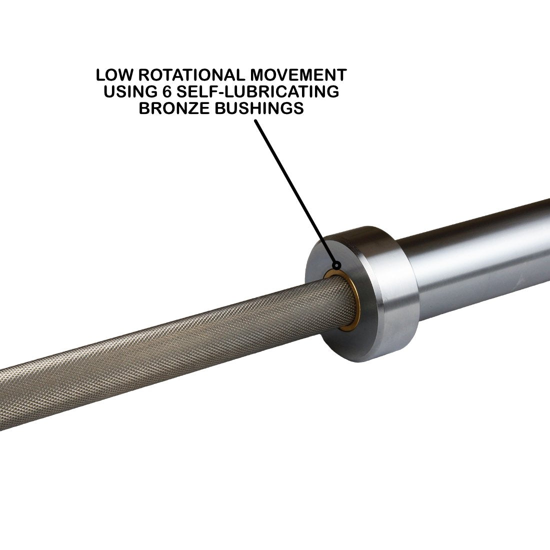 Powerlifting Barbell 20kg : Stainless Steel (IPF Specifications)