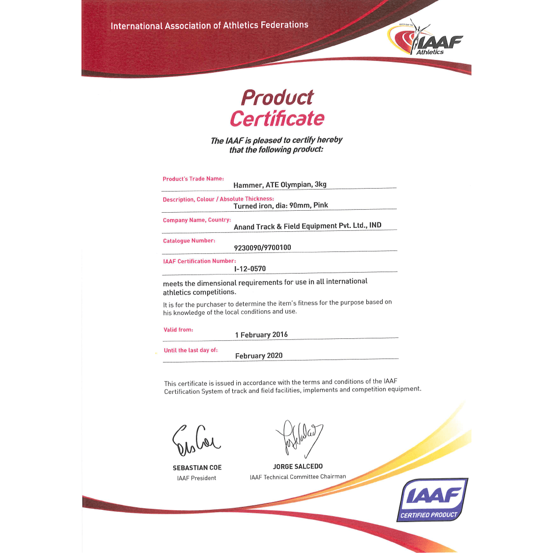 Olympian Turned Iron Hammer - ATEONLINESHOP