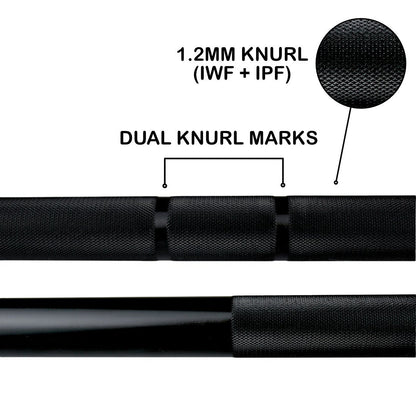 Olympic Barbell Weightlifting Eagle Bar 20kg (Gold Edition) (Black Oxide/Gold) - ATEONLINESHOP