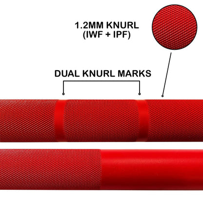 Olympic Barbell Weightlifting Red Falcon 20kg (Cerakote) - ATEONLINESHOP