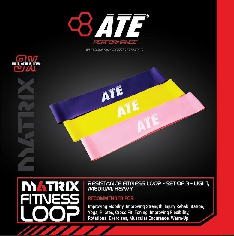 Resistance Loop (Set of 3) - ATE Matrix Fitness - ATEONLINESHOP