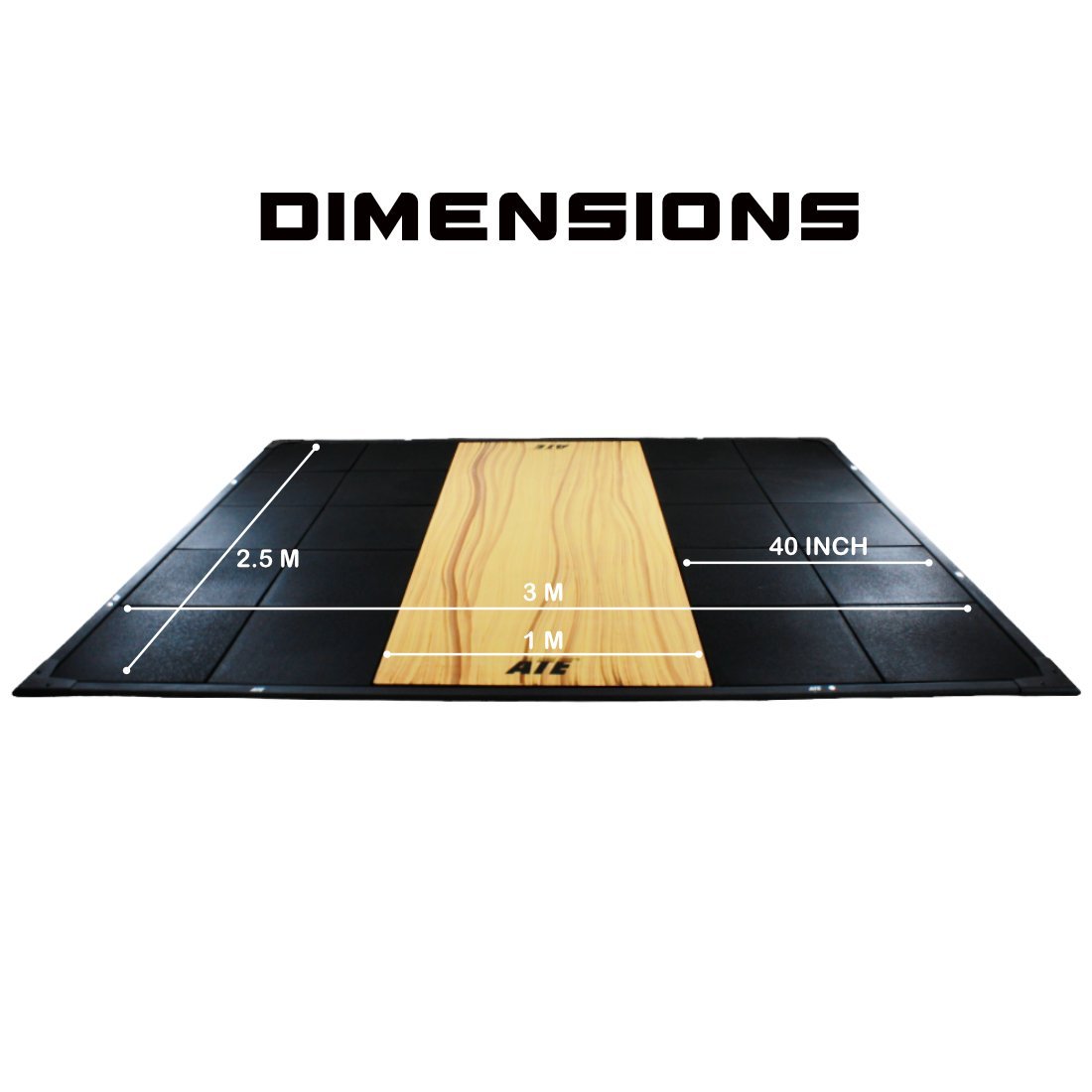 Weightlifting Platform Training (2.5m x 3m x 25mm) - ATEONLINESHOP
